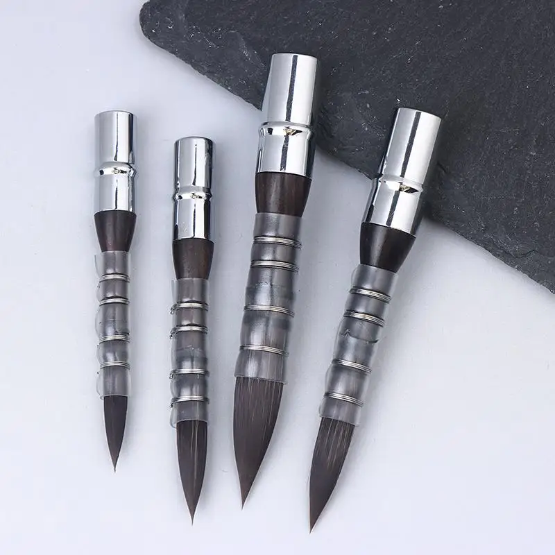 새로운 1PCS 휴대용 짧은 홀더 보이저 프랑스 아티스트 수채화 페인트 브러쉬 여행 예술 창작 미술 용품