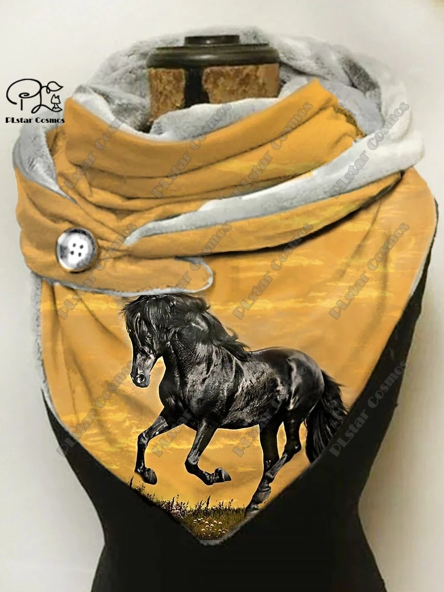 Рисунок 2 - Женская теплая шаль с 3D-принтом