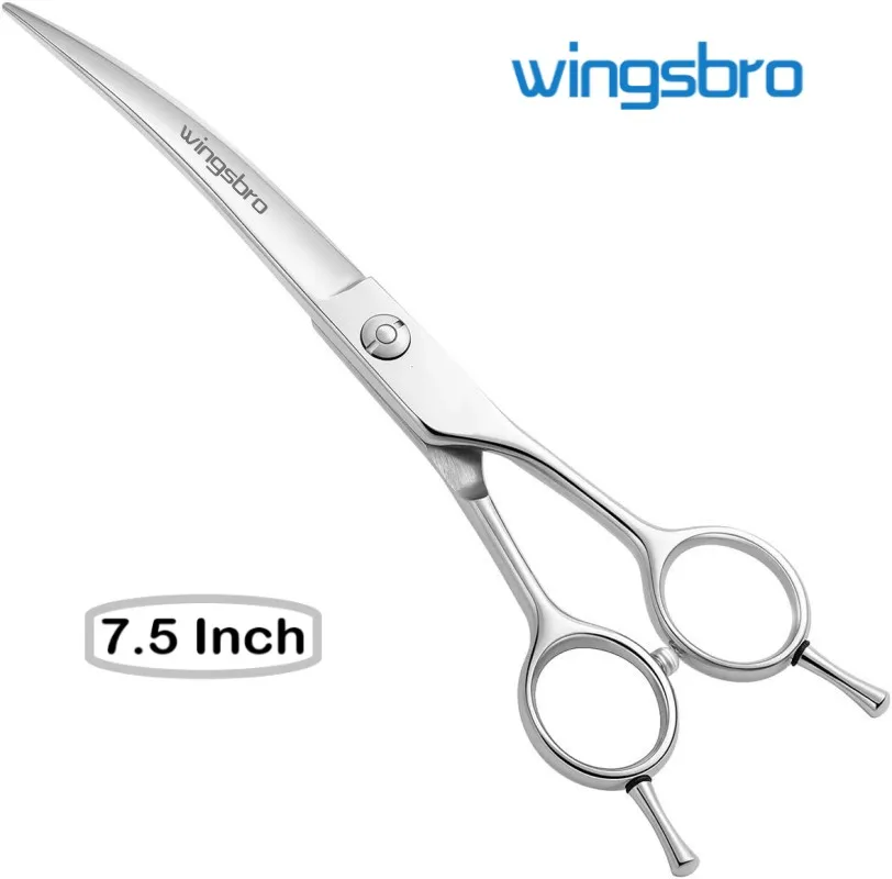 Curved Pet Grooming Scissors 1