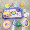 Toy Tea Set for Little Girls Princess Party Play Toy Kid Afternoon Tea Set Including Kitchen Pretend Toys Birthday Gift for Kids 4