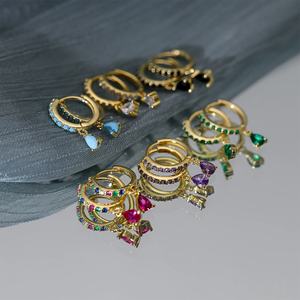 Серьги-кольца женские из серебра