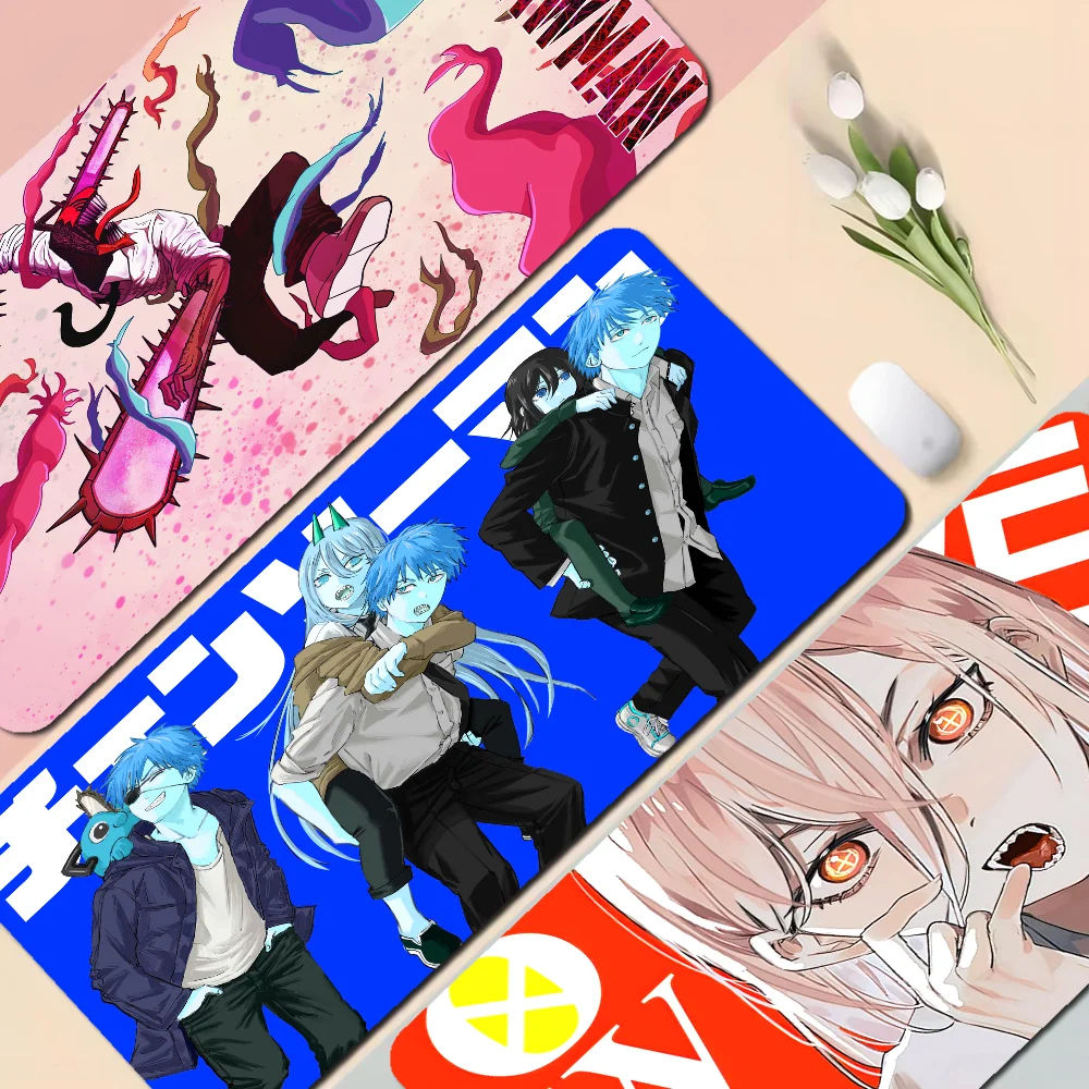 Anime C-Chainsaw M-Man INS Tide Large Thickened Mouse Pad Oversized Gaming Keyboard Notebook Table Mat for PC Computer Table 2