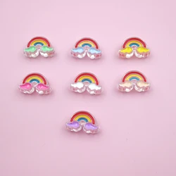 Rainbow Cloud Acrylic Beads for DIY Craft Accessories (Mixed)