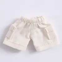 Vêtements décontractés de style outillage pour poupées BJD, mini jeans, shorts, accessoires de jouets pour enfants, OB11, 1/12 5