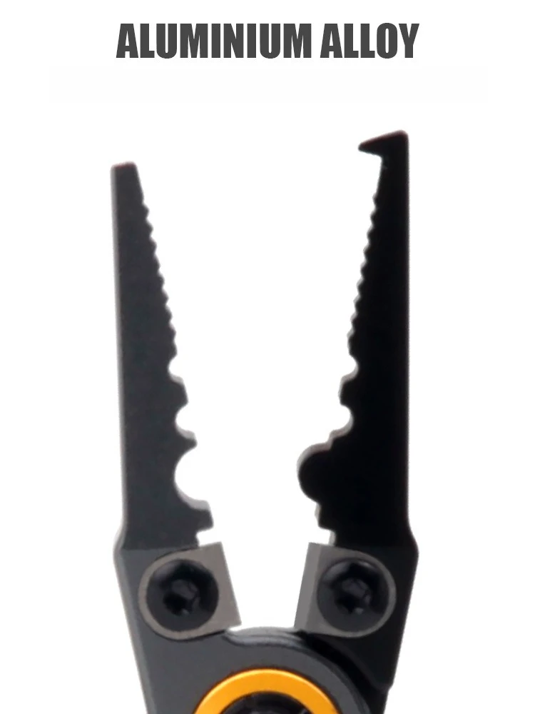 Description Picture 6 of itemMini Aluminum Alloy Fishing PliersLure Pliers RingOpeners Fishing Multitool Hook Remover Braided Pesca Fishing Line Accesorios