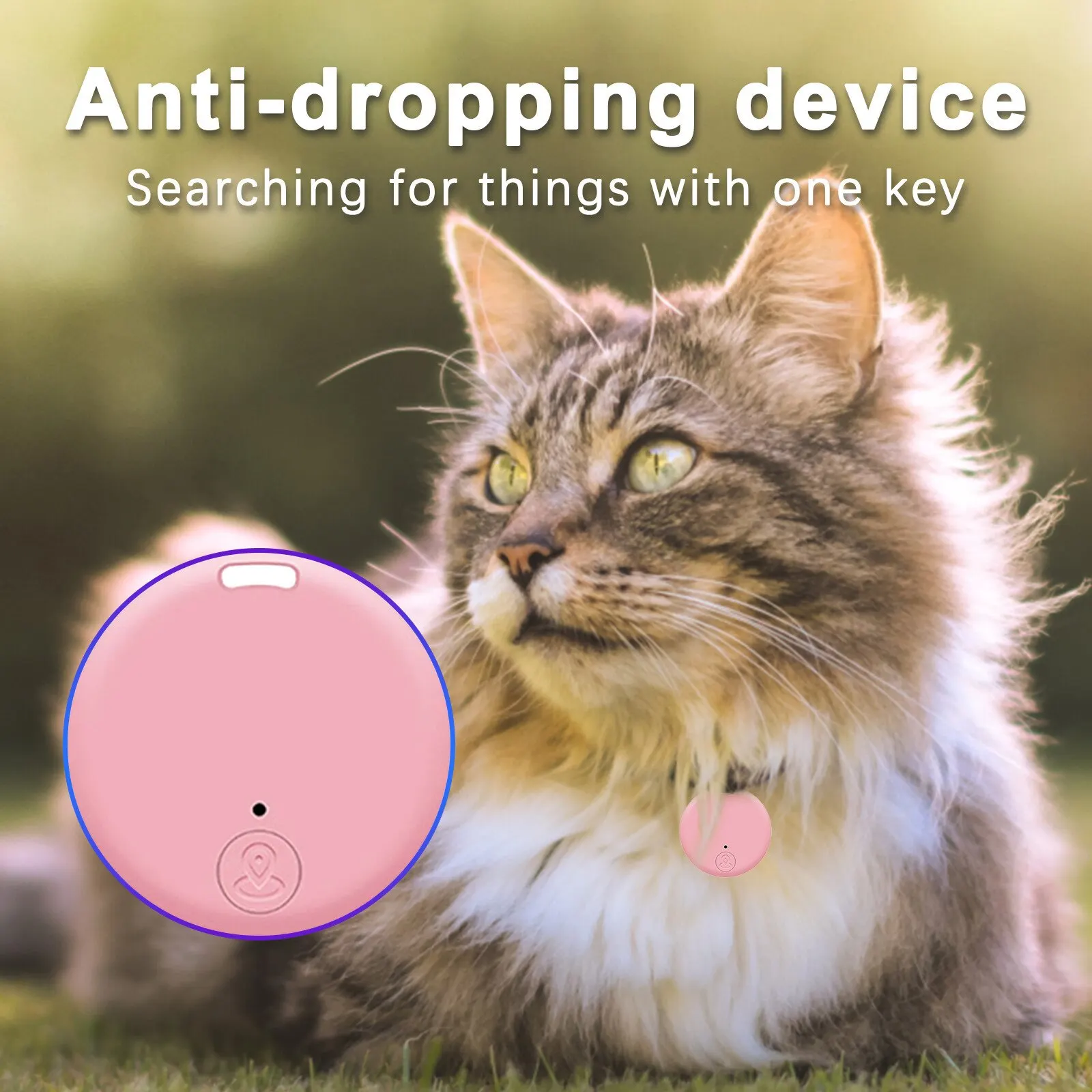 Mini Locator GPS Tracker Bluetooth 5.0 Intelligent Tracking Anti-Loss Device Pet Dog Cat Children Wallet Key Finder