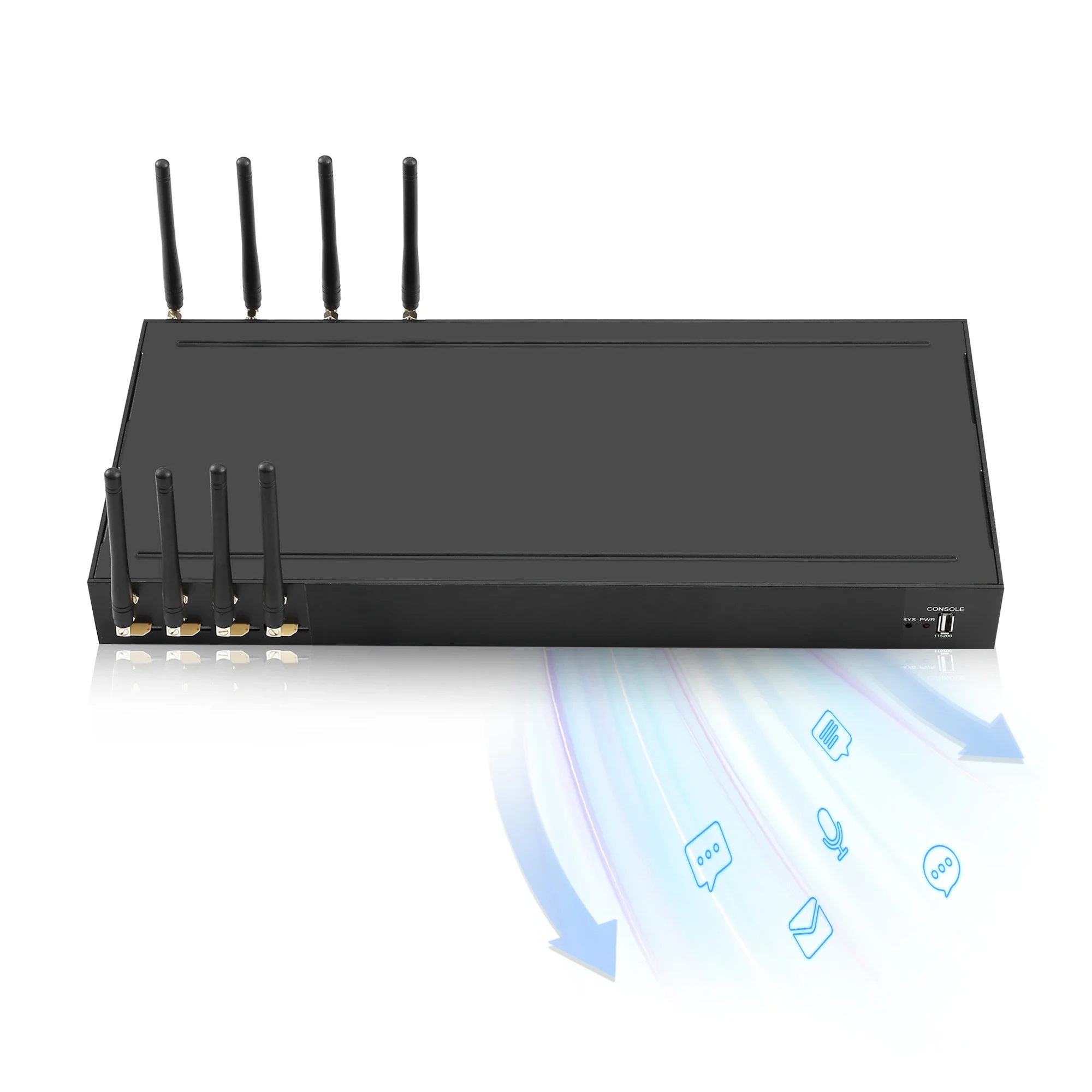 

Заводской четырехпортовый многофункциональный SIM-прокси WAN-роутер SMS VOIP-шлюз, 4 SIM-карты IP-прокси-решение Socks5 прокси-шлюз HTTP-прокси
