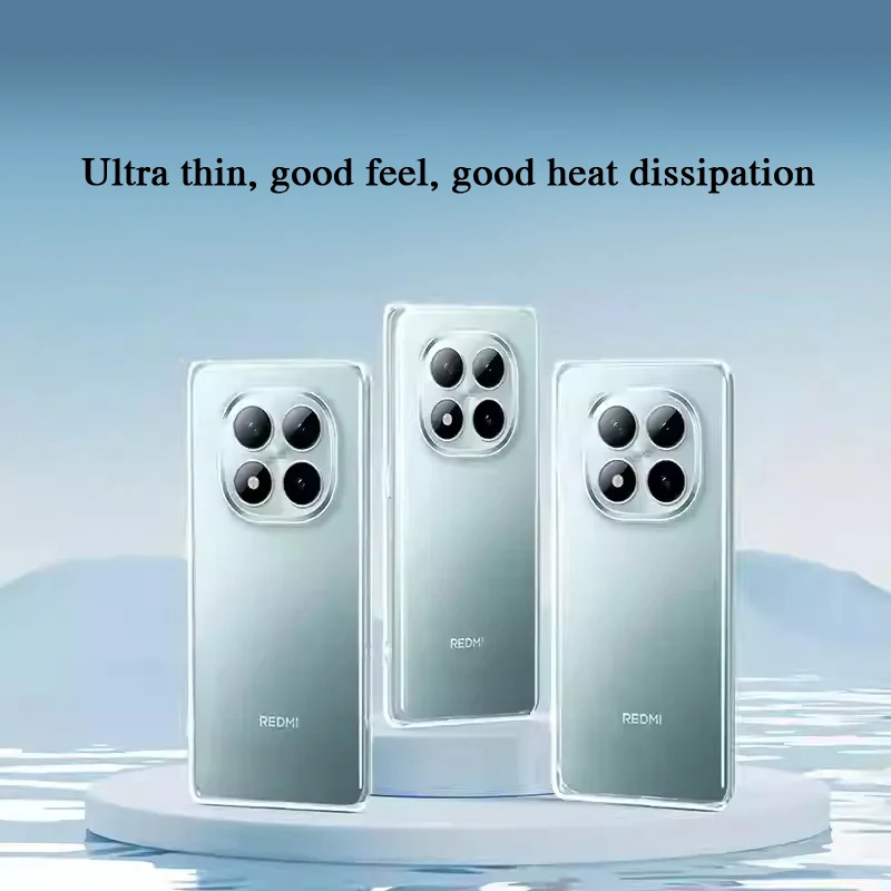 High-Quality Transparent Soft TPU Phone Case with Camera Protection and Crystal Clear Back Cover