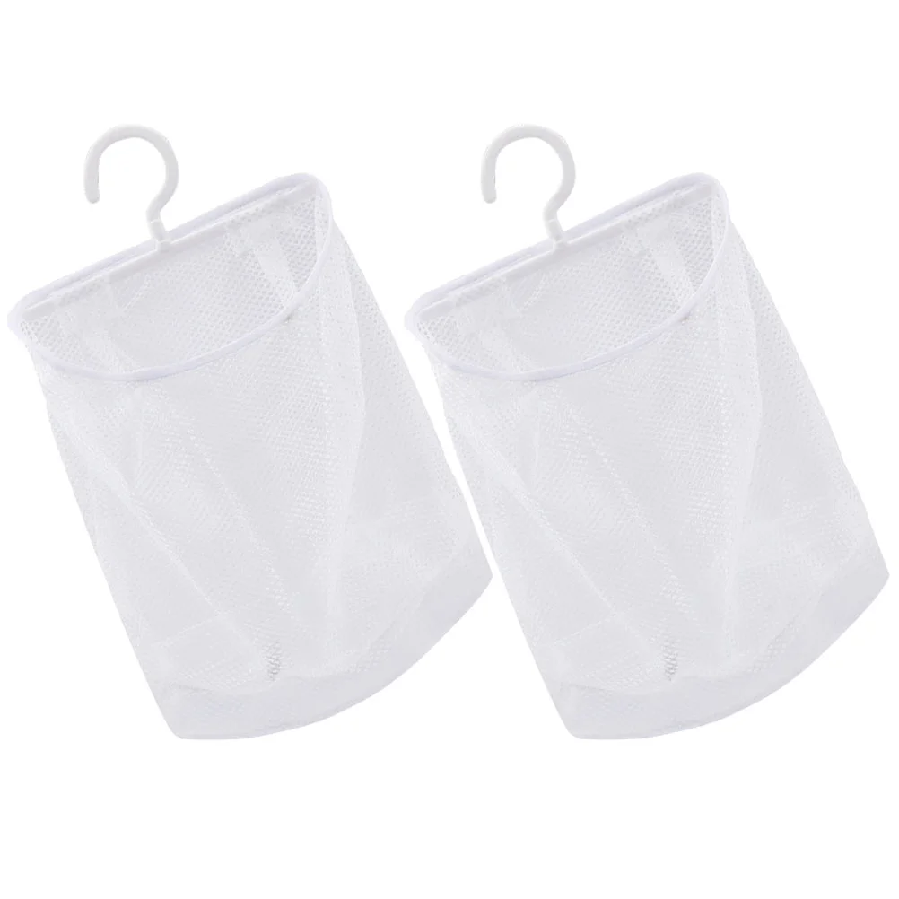 

2Pcs Hanging Grocery Mesh Bag Kitchen Storage Net Pouch Vegetable Mesh Bags for Sundries