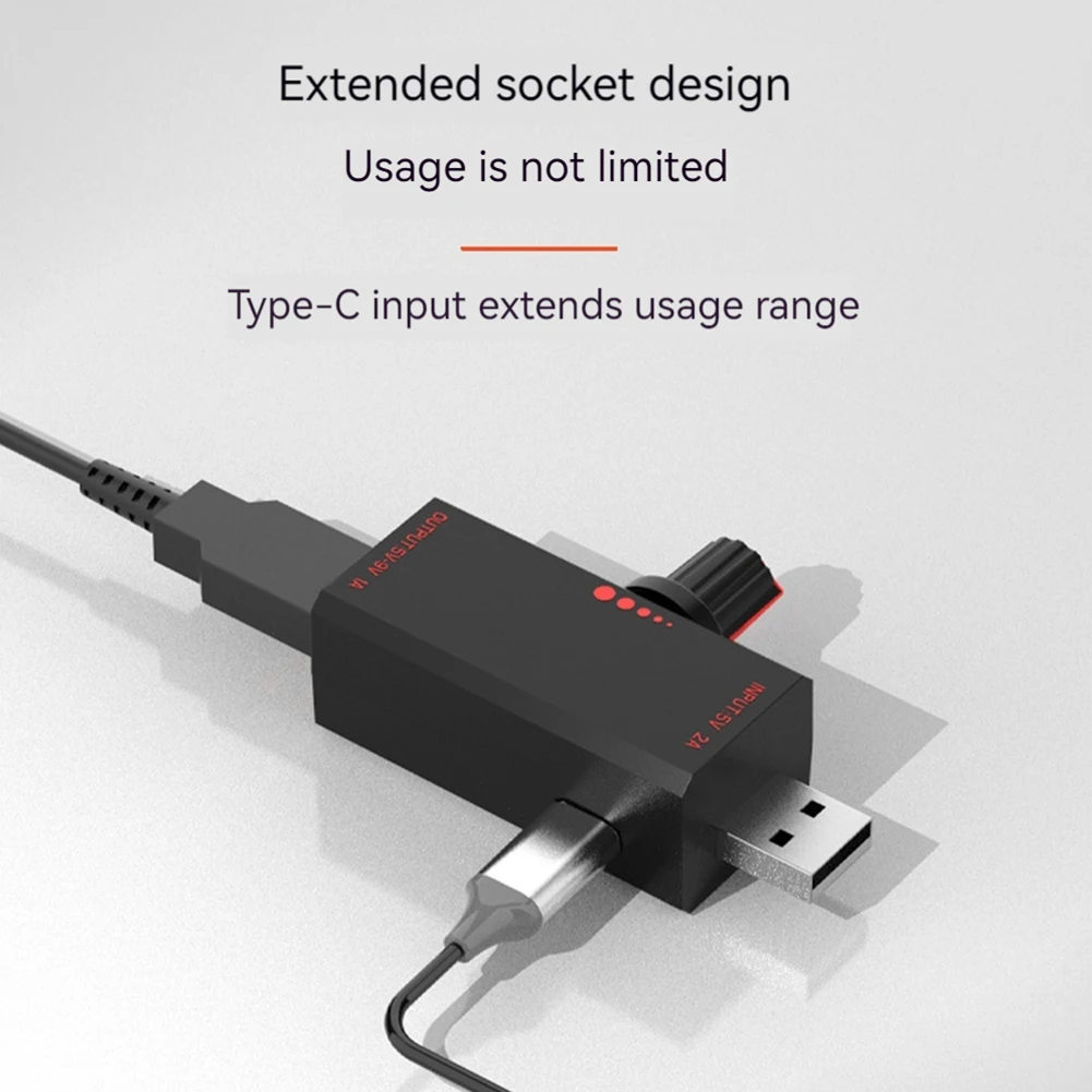 스위치가 있는 팬 속도 컨트롤러 사무실 및 가정용 USB 팬 무단 속도 조절기