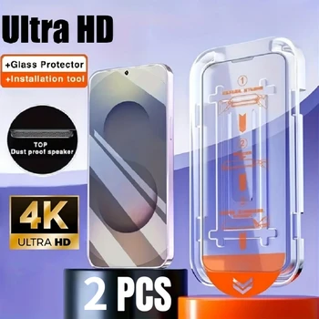 Pellicola salvaschermo in vetro temperato da 2 pezzi per Samsung per galaxy S24 S25 Ultra S24 S23 S22 S21 Plus S25 S24 FE resistente ai graffi