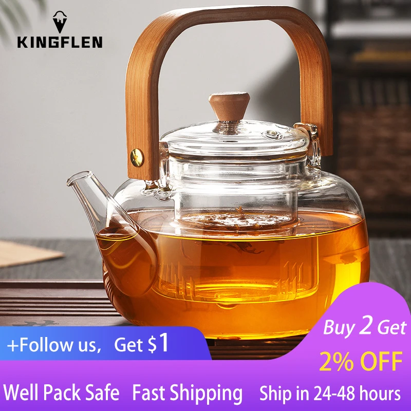 Glass Household Steam Glass Boiling Teapot Glass Pottery Stove