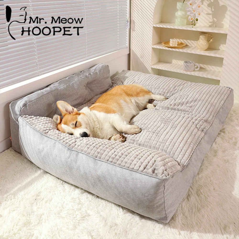 HOOPET Dog Cat Warm Sleeping Bed Cozy Nest Mat Medium Big Dogs Cushion Kennel Cat Pad Pet Supplies