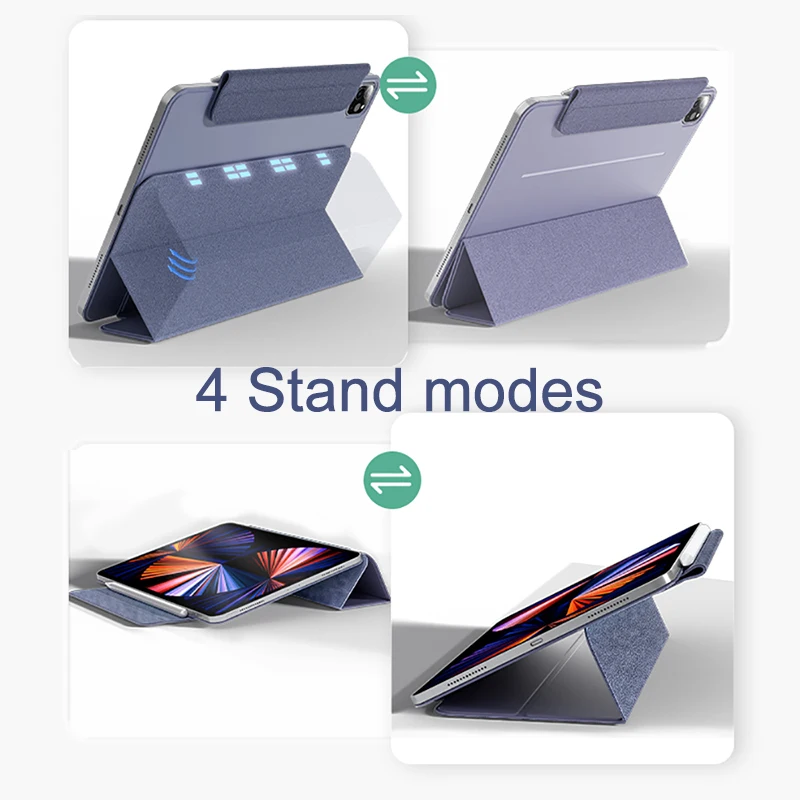 Magnetic Protective Tablet Cover with Split Design