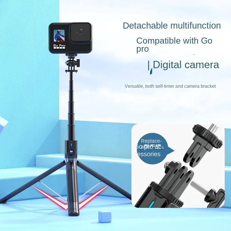 Phone Tripod Xiaomi Lengthen Portable Telescopic Pole Wireless Bluetooth Stand with Remote Control