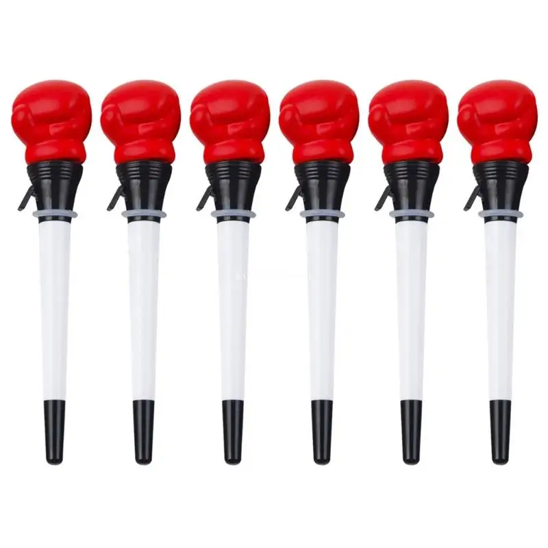 

6x Funnt Boxing Gloves Ballpoint Pen Smooth Writing Pen School Office Supplies Dropship