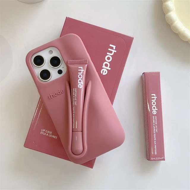 Rhode With Lip Gloss Phone Case for iPhone 16E 16 15 14 13 12 11