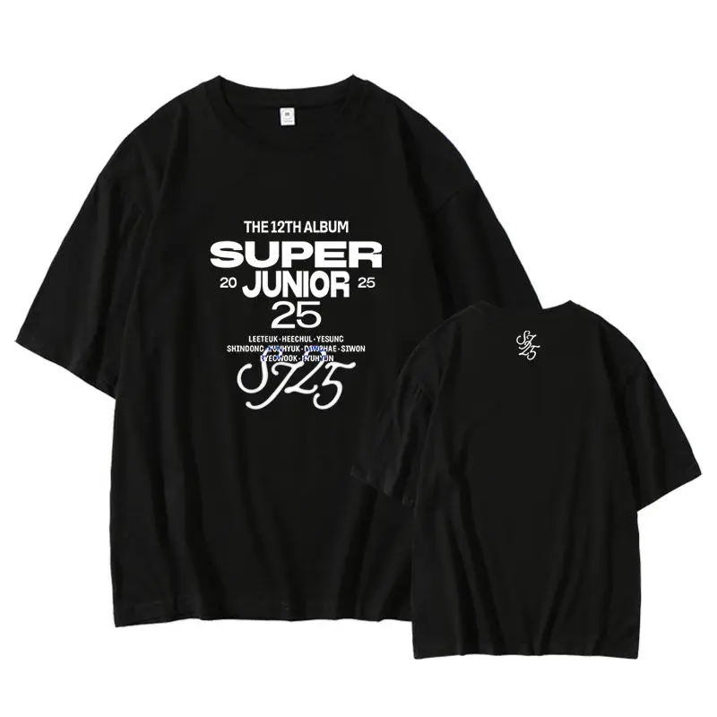 Super Junior 2025 The 12TH Album Concert T-shirt for Fans Short