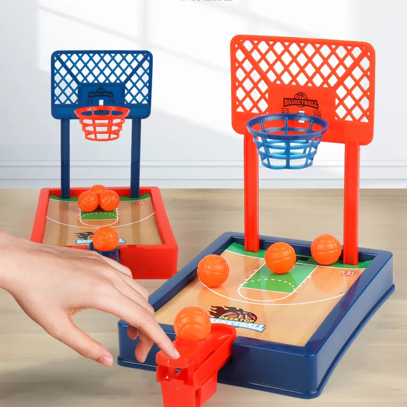 Zerodis Finger Basketball Tischspiel - Interaktives 2-Spieler Spielzeug 29,6cm