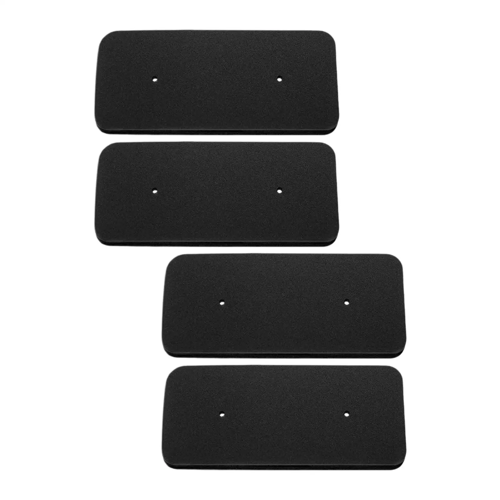 4Pcs Dryer Foam Filter Accessories Black Easy Installation Professional Spare Parts 40006731 Replacement Attachment Part
