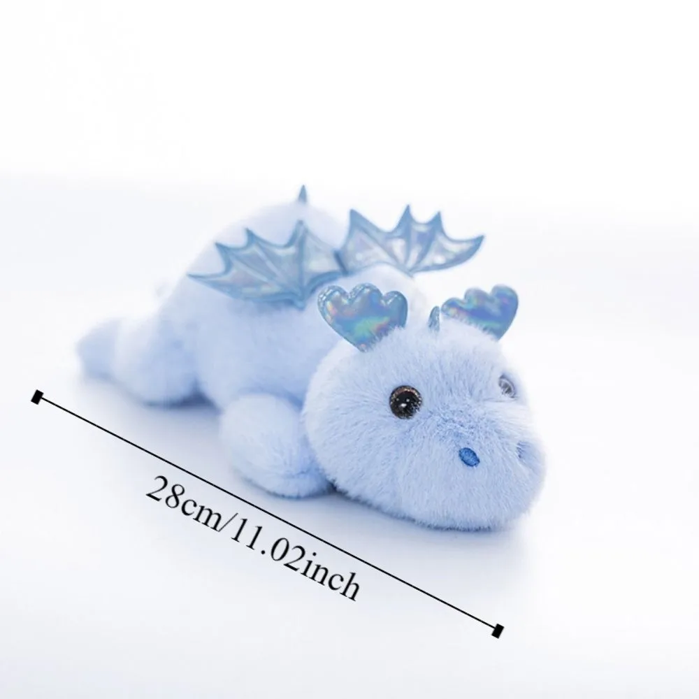 Soft Material Little Flying Dragon Dolls Kawaii Design Plush Fabric Dinosaur Plush Toys 28cm Fun Doll