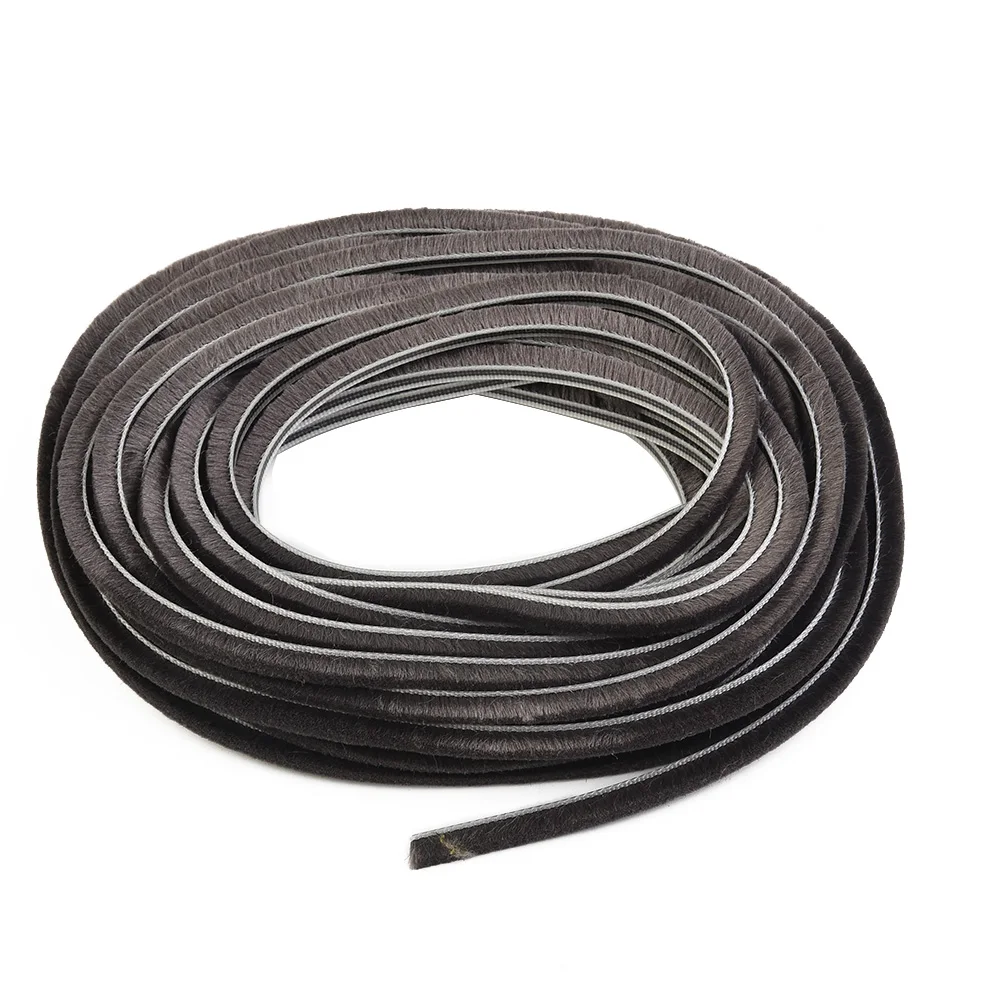 10m Water-resistant Dustproof Soundproof Door Seal Strip with Brush