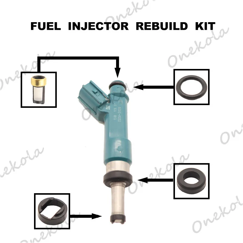 

Fuel Injector repair kit Orings Filters for Toyota Prius CT200 05-14 Tacoma 4Runner 23250-37020 23209-37020