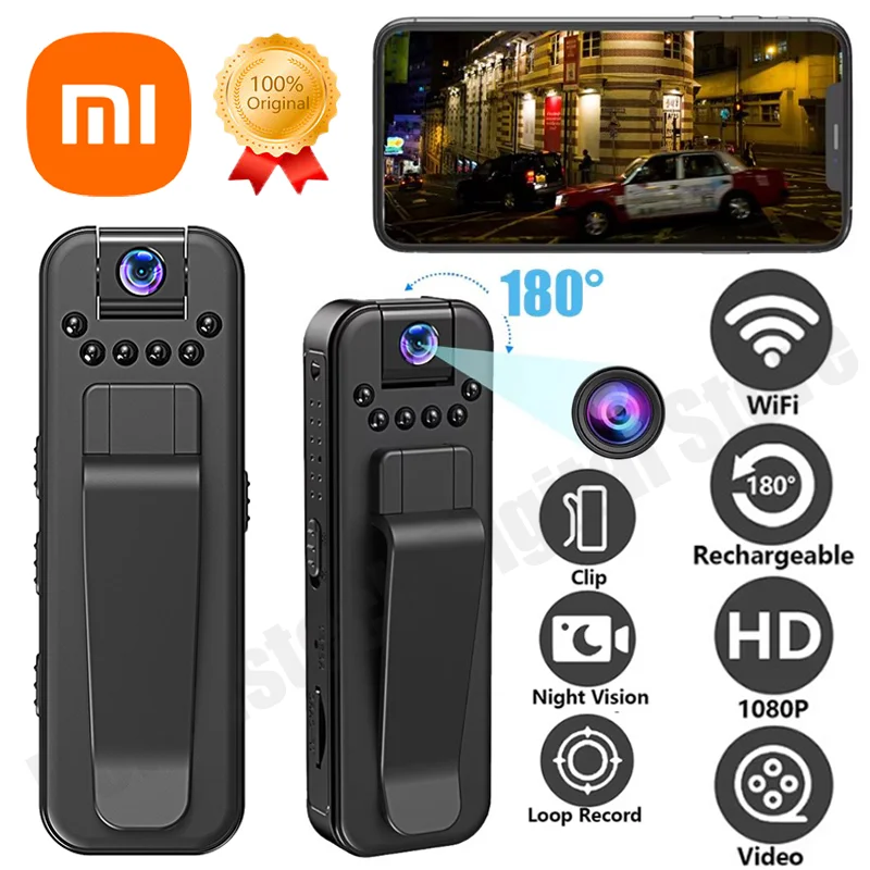 Xiaomi HD 1080P WiFi Mini Portable Camera Digital Video Recorder Police Bodycam Infrared Night Vision Miniature Camcorder 1