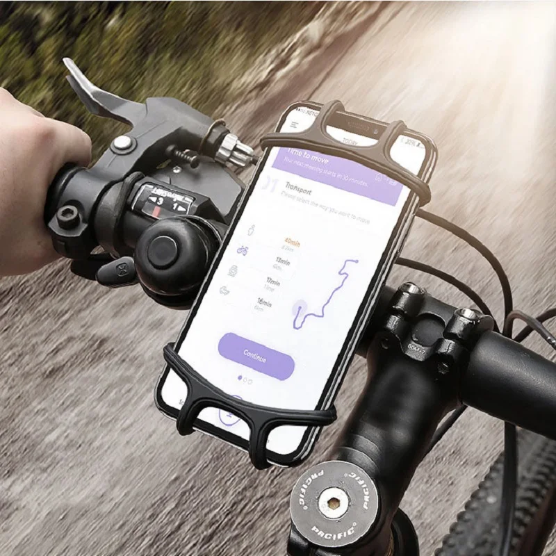 Universal Motocycle Bicycle Mobile Phone Holder for Cycling Outdoor Bike Handlebar Bracket Bicycle Phone Holder Bike Accessory