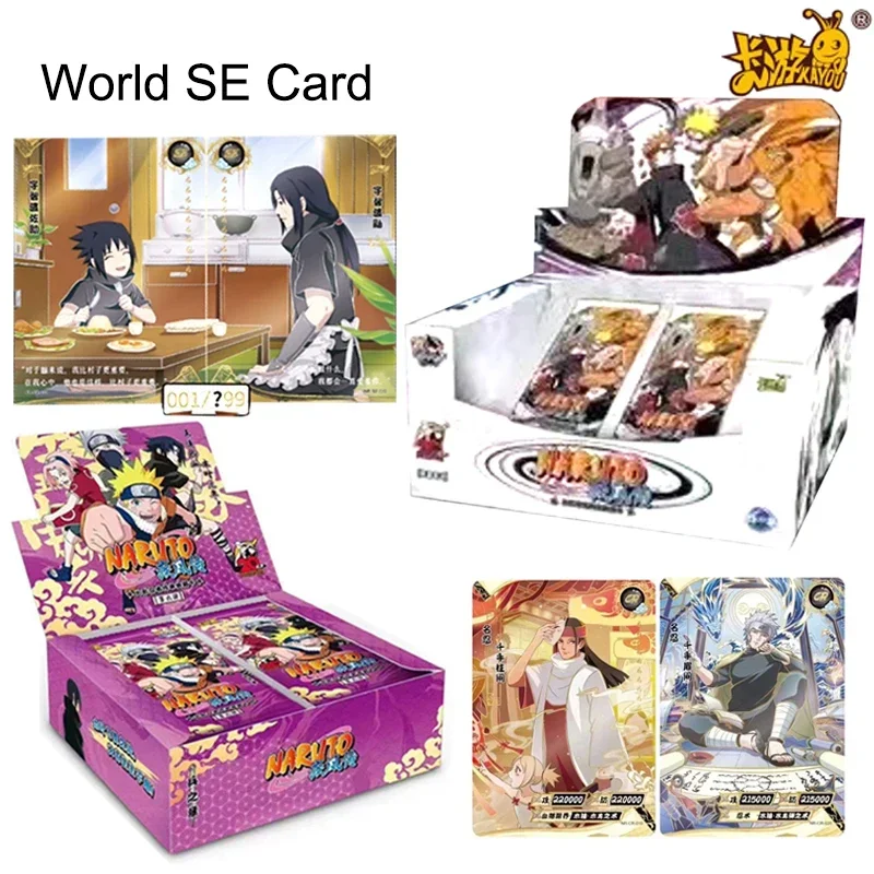 

KAYOU Anime Original Naruto Cards Chapter Of The Array Box Added SE Ninja World Collection Cards Anime Game Gifts For Kids Toys