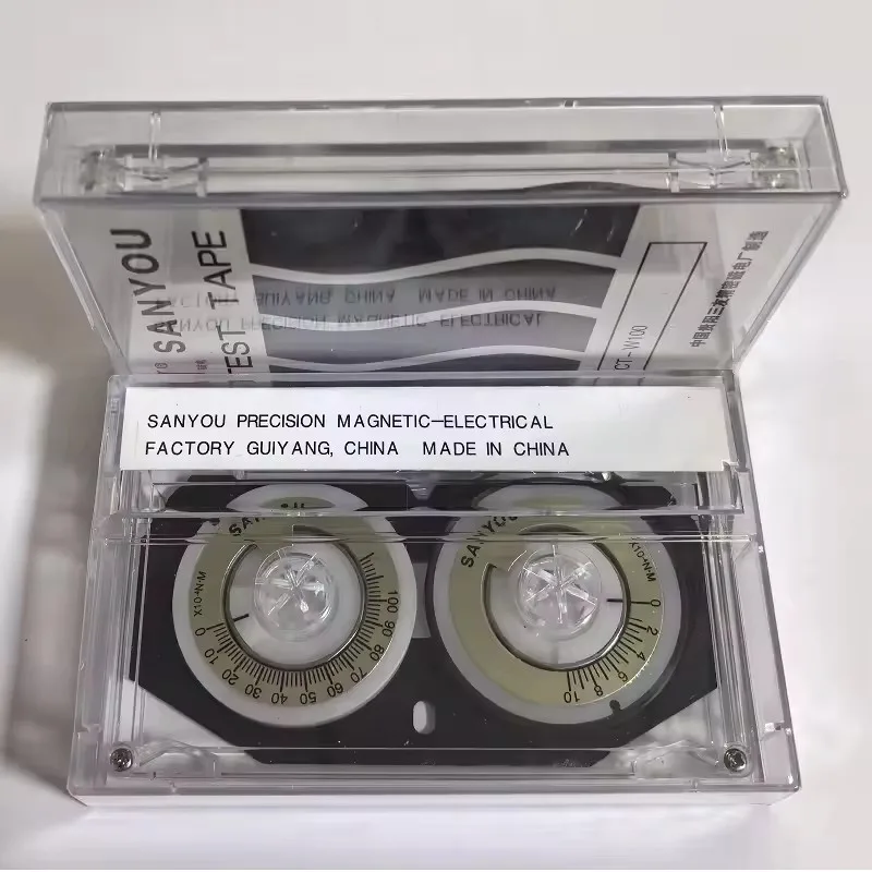 Cassette Torque Meter CT-W100 SANYOU Test Tape Forward Discharge Torque and Reverse Tension Moment,FWD. TORQUE,BACK TENSION