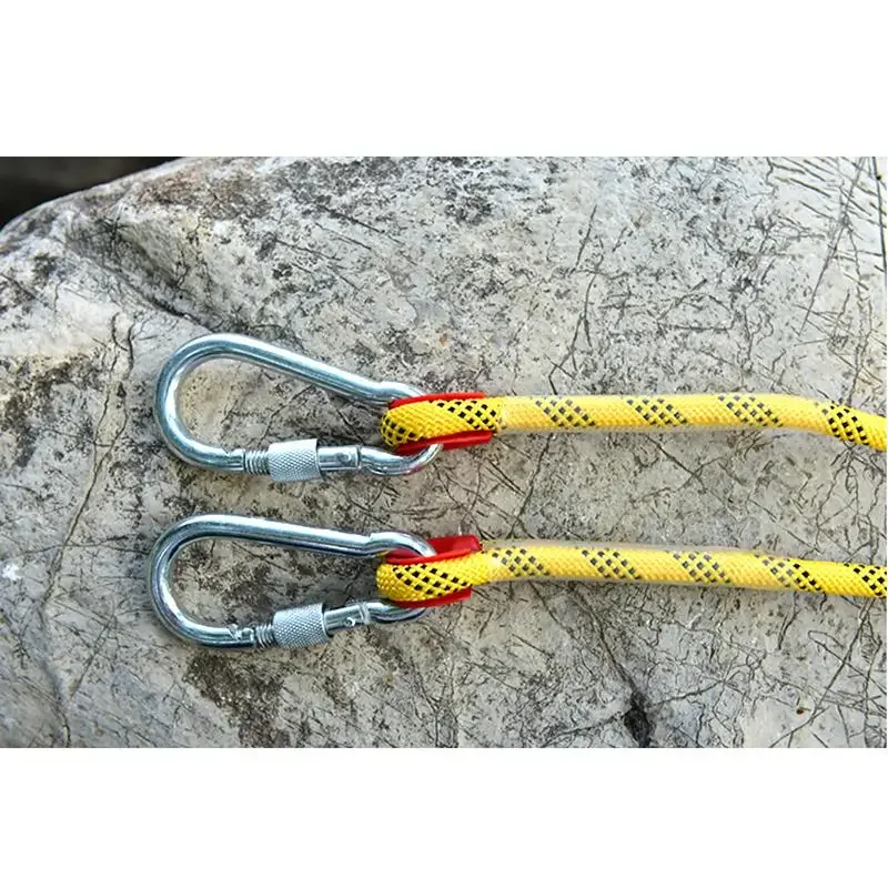 10-50M Climbing Rope 12MM Outdoor Emergency Set Static Rescue Rock Rappelling Tree Arborist Sling High Strength Cord Safety Rope