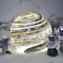 

Moon Planet Desk Lamp Decoration Bedroom Bedside Study Light Luxury Gift Starry Night Light Remote Control