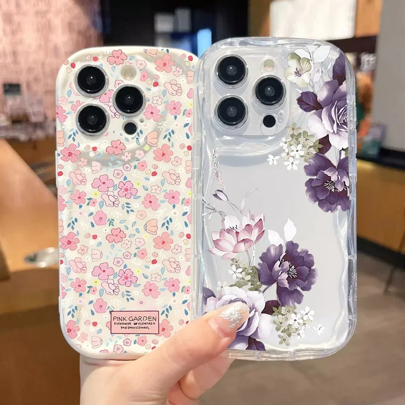 Vintage Rose Lotus Floral Phone Case