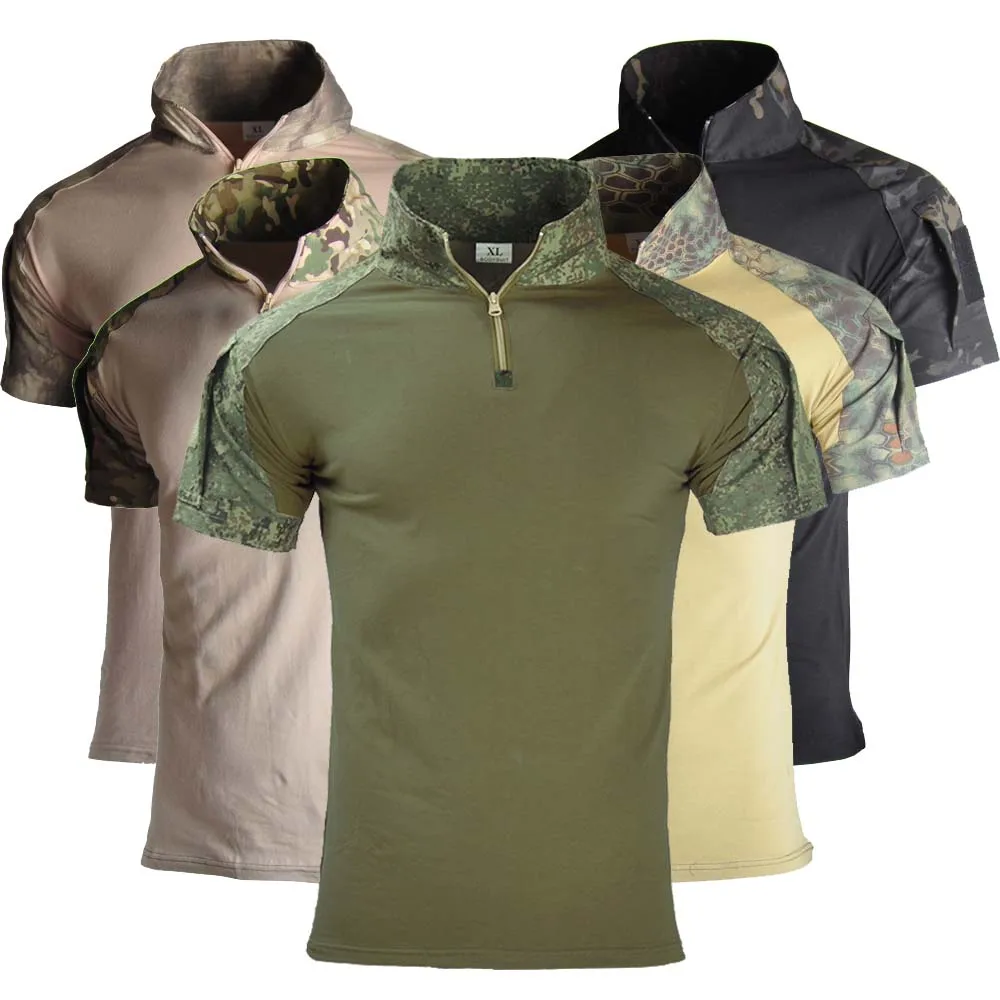 

Military T-shirt Summer Short Sleeve Top Tee Outdoor Tshirt Casual Clothing Army Workout Plus 8XLTactical T Shirt Men Clothing