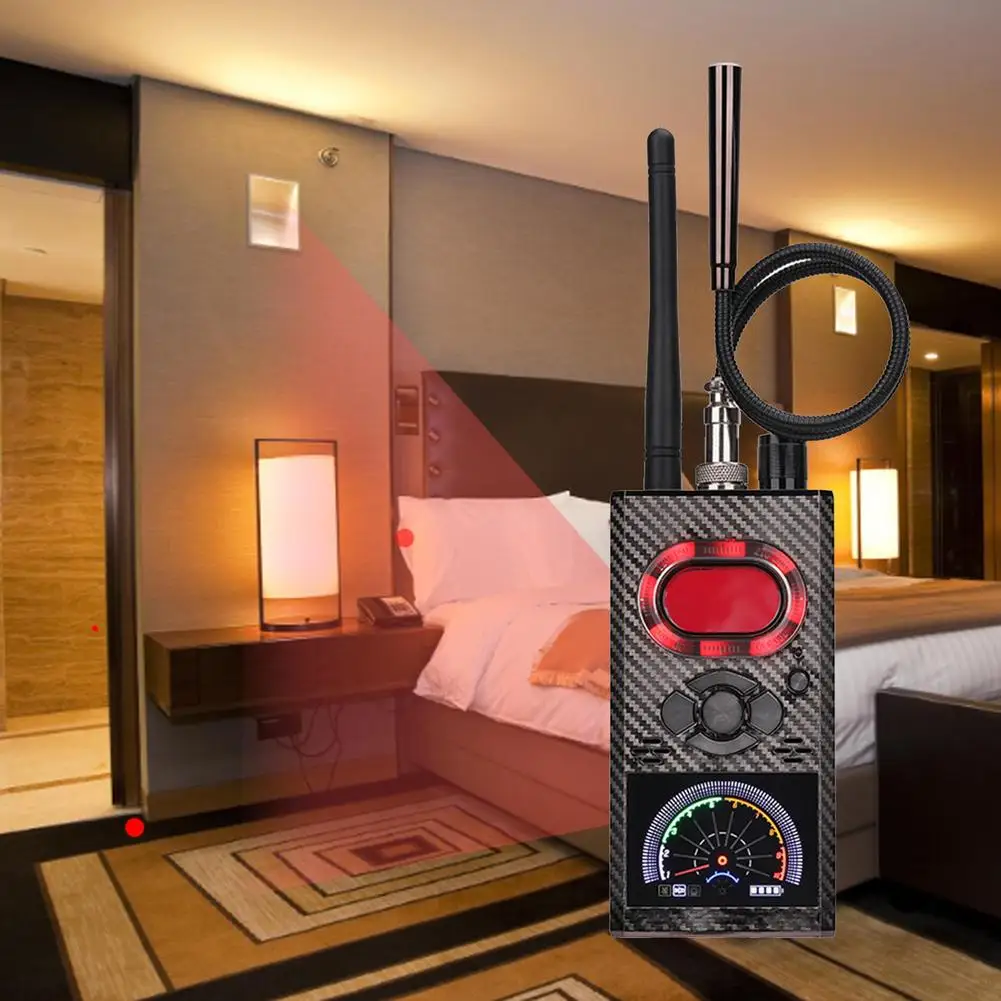 Anti Spy Camera Detector Radio Frequency Signal Wireless Camera Lens GPS Scanning Detector Multifunctional Detection Tool