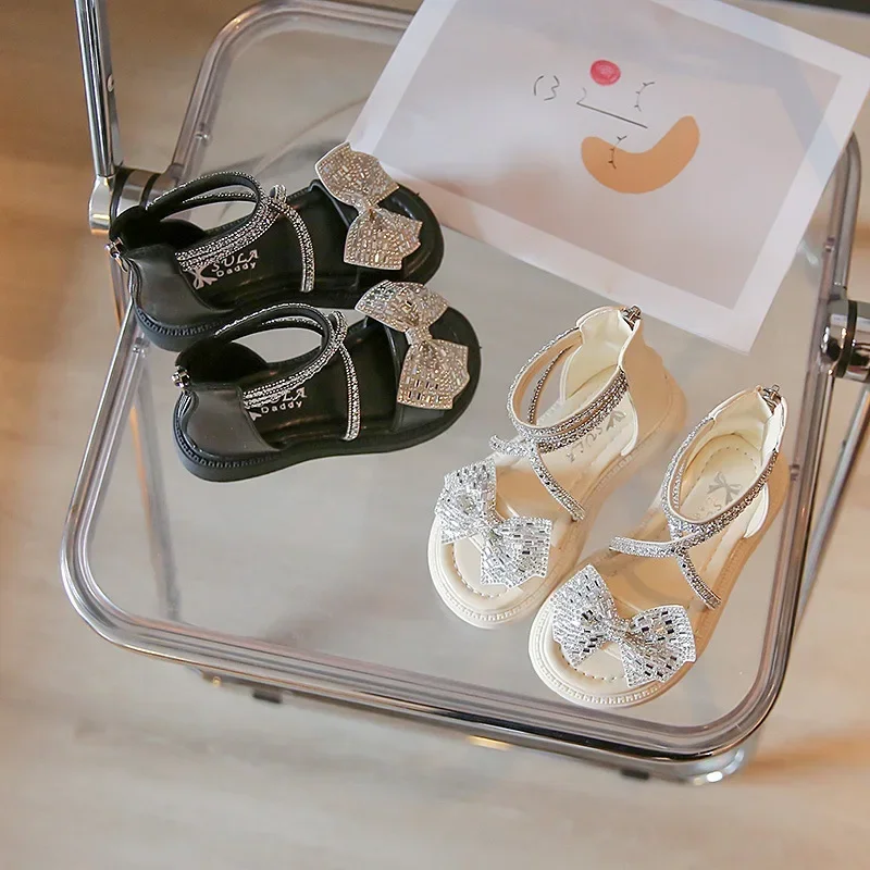 Girls Summer Sandals Luxury Roman Gladiator