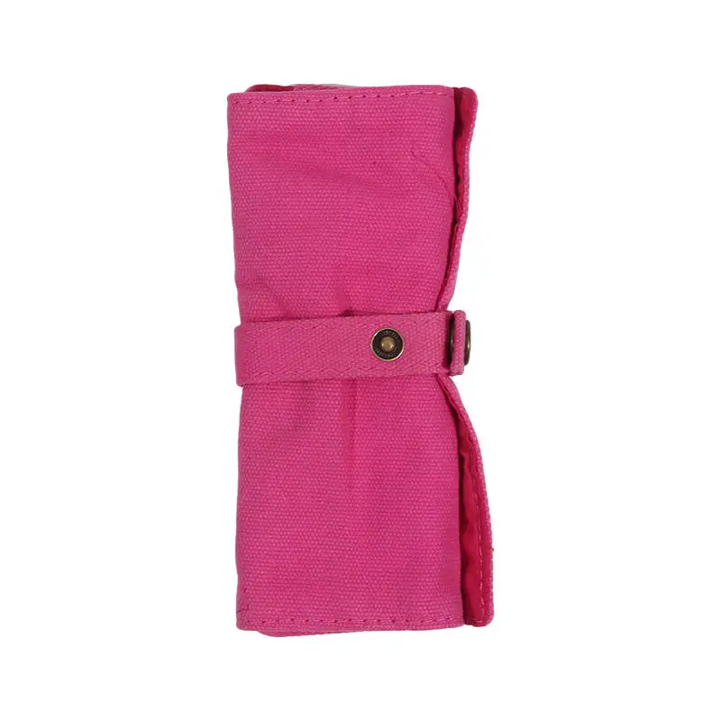 Premium Canvas Watch Band Roll Organizer with 5 Individual Slots, Portable Travel Stora... - SKU WBRO1546 - UGI Packaging