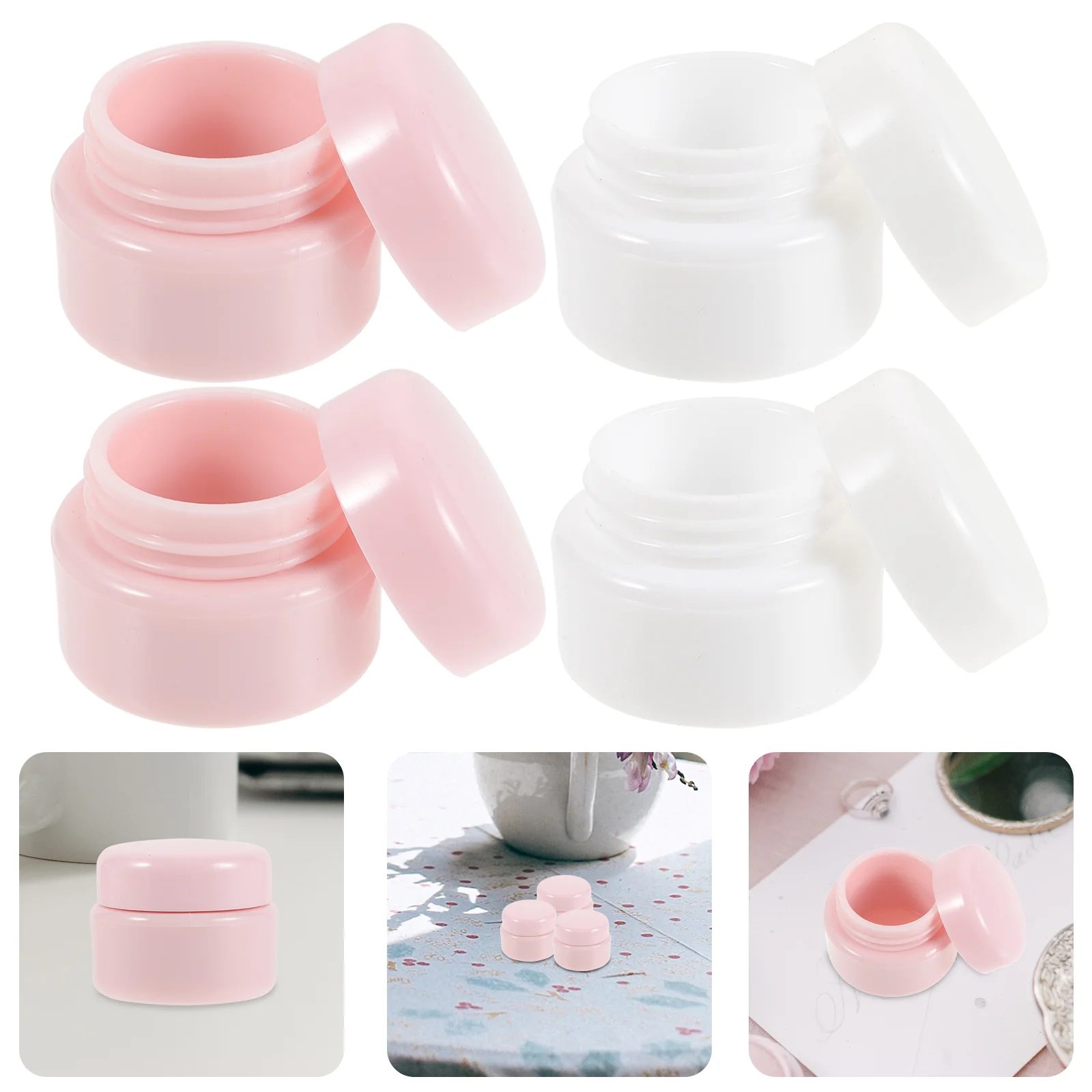 

12 Pcs Cream Box Lotion Container Refillable Makeup Containers Small Boxes Plastic Jar Case Jars Pp Face Moisturizer