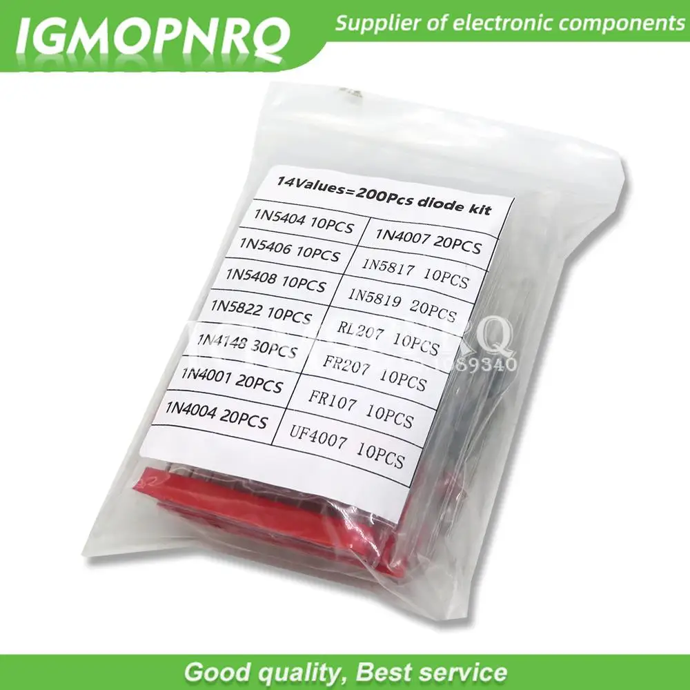 Estink Kit 100 Diodi Assortiti In Scatola: 1N4001-1N4007 E 1N5817-1N5819 – Set Di 10 Valori Per Elettronica E Riparazioni