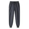 Men's Fleece Pants Sweatpants Joggers Winter Pants Trousers Side Pockets Elastic Waist Fleece Comfort Warm Daily Casual Unisex 5