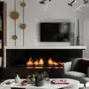 1000 mm Intelligent Decorative Modern Electric Fireplace Burner Ethanol Flame Heater Fireplaces For Hotel 1
