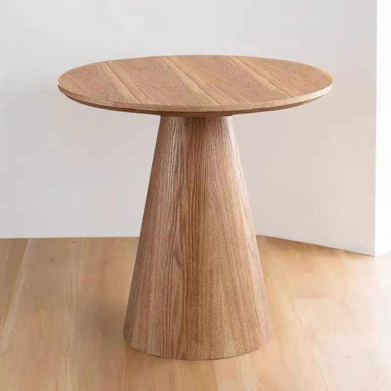Nordic Solid Wood Side Table Coffee Table Minimalist Mushroom Table Creative Lounge Hotel Apartment Small Round