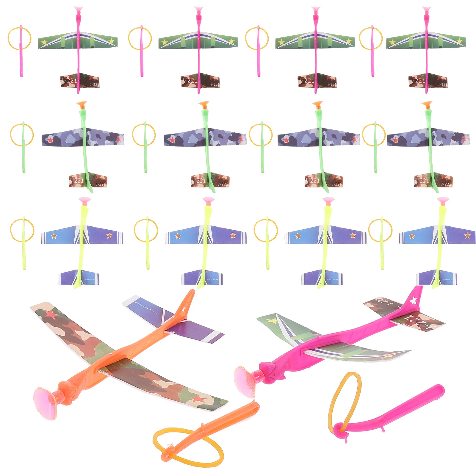 

30 Pcs Kids Outdoor Toys Plaything Flying Plane Foams Emulation Airplane Gift Pp Fake Model Slingshot Parent-child