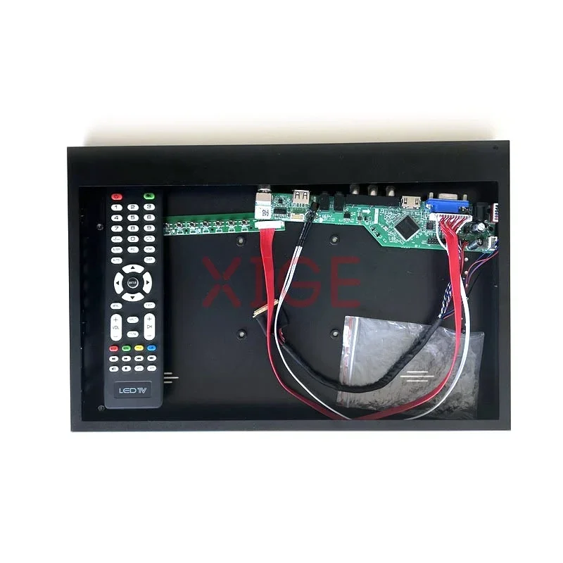 

Metal Shell&Driver Board Fit BT140GW01/BT140GW02/BT140GW03 Monitor 14" TV Analog Signal LVDS 40-Pin Kit USB+AV+HDMI+VGA 1366*768