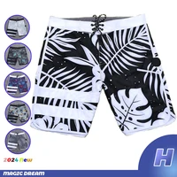 2024 New Summer Fashion Men Board Shorts Bermuda Beach Shorts Swim Shorts For Men Waterproof Quick Dry Swimwear New Color 1