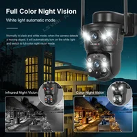 LS VISION double écrans 8MP 4G caméra de sécurité solaire Wifi caméra de Surveillance extérieure humaine suivi automatique caméras de vidéosurveillance V380 Pro 5