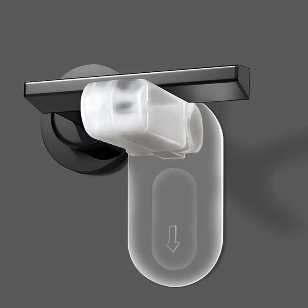 Door Child Locks Child Safety Door Handle ABS Safety Protection Buckle Self Adhesive Pet Room Door Handle Lock Easy Installation Stop