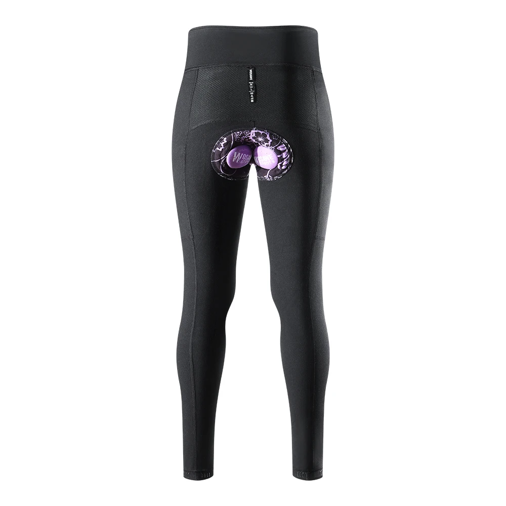 WOSAWE Women's Thermal Cycling Tights Reflective Winter Cycling