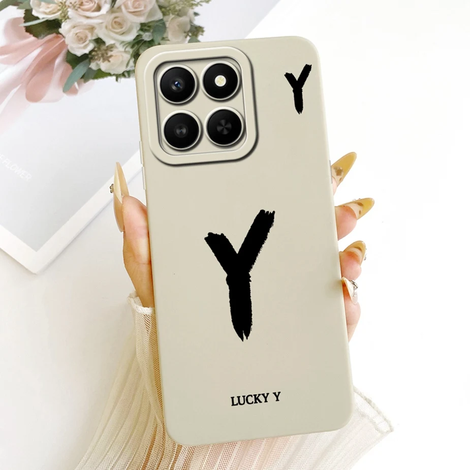 Chic Lucky Letters Soft TPU Phone Case in Light Green